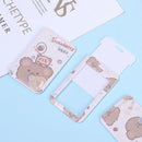 Keychain ID Credit Holder Bank Card Holder Identity Badge Cover Bus Card Case