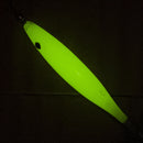5pcs Luminous Shrimp Lures 8cm Squid Jig Hook Octopus Hard Baits (Green) Newly