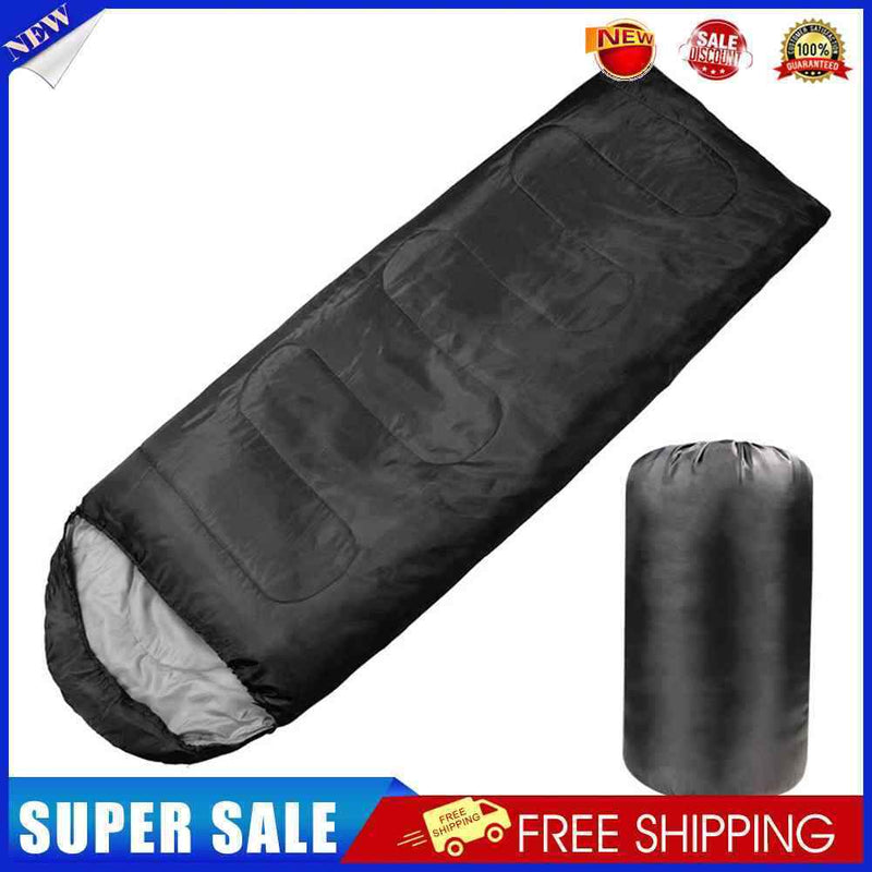 #A Ultralight Camping Envelope Sleeping Bag with Hood for Traveling Hiking Suppl