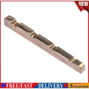 42mm Slotted Brass Metal String Nut for 4-String Electric Bass Guitar Part