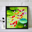 5D DIY Full Drill Diamond Painting Swimming Fish Cross Stitch Embroidery De