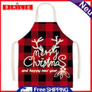Christmas apron kitchen aprons Merry Christmas Santa Snowman Lus