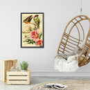 5D Mosaic Retro Flowers Birds Full Round Drill Diamond Drawing Art Handicraft