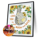 5D Diamond Painting Kit Letters Partial Special Shape Rhinestone DIY Home D