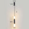 Dining Room Bedside Lamp Modern Style Straight Ceiling Light LED Pendant Lamp