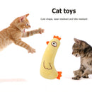 Plush Dog Toys Animal Cats Chew Bite Pet Sound Interactive Toys (Chicken) Newly