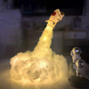 Special DIY LED Clouds Rocket Astronaut Bedside Table Night Light Craft Newly