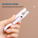 Rotating Hanging Laundry Hook Strong Plastic Hat Hanger (Set of 10 White) Newly