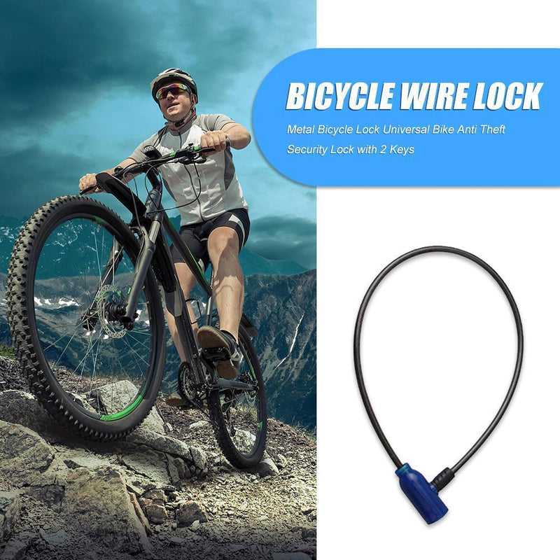Bicycle Anti Theft Lock MTB Road Electric Bike Lock with 2 Keys Bike Access