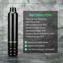 Professional Tattoo Pen Machine Body Art Silent Rotary Gun Makeup with Hook Line