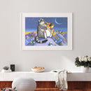 5D DIY Full Drill Diamond Painting Music Cat Cross Stitch Embroidery Mosaic