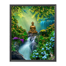 Full Embroidery Buddha Pattern Stamped 11CT DIY Cross Stitch Kits Home Decor