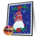 5D DIY Diamond Painting Red Gnome Full Round Mosaic Christmas Decorative Drawing