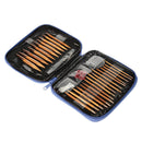 13 Sizes Aluminium Circular Kntting Needle Ring Set Crochet Yarn (Blue) Newly
