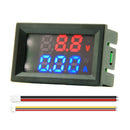 DC 100V Digital Voltmeter Dual LED Display 10A Amp Volt Tester Measurement Tools