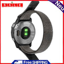 Nylon Loop Strap for Garmin Fenix 7S/6S/5S Watch Band (20mm Grey)
