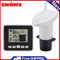 Ultrasonic Tank Liquid Depth Level Meter w/Temperature Alarm Water Level Gauge