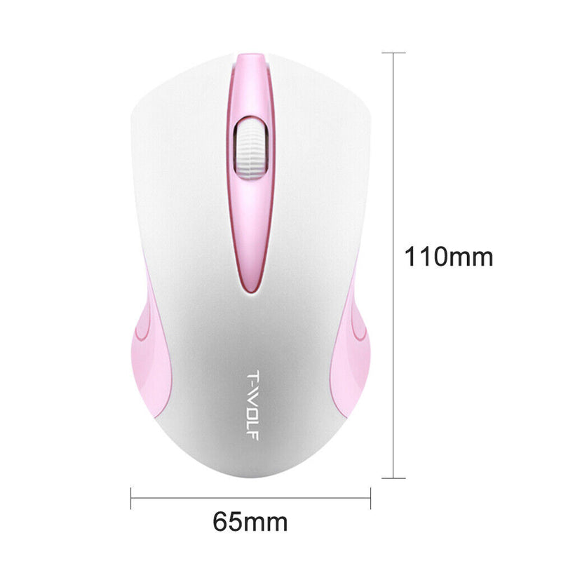 Q2 1200dpi 2.4G Cordless Silent Mouse Computer Wireless Mice with USB Receiver