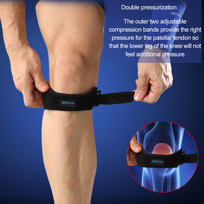Adjustable Patella Knee Tendon Strap Kneepad Support Protector Stabilizer