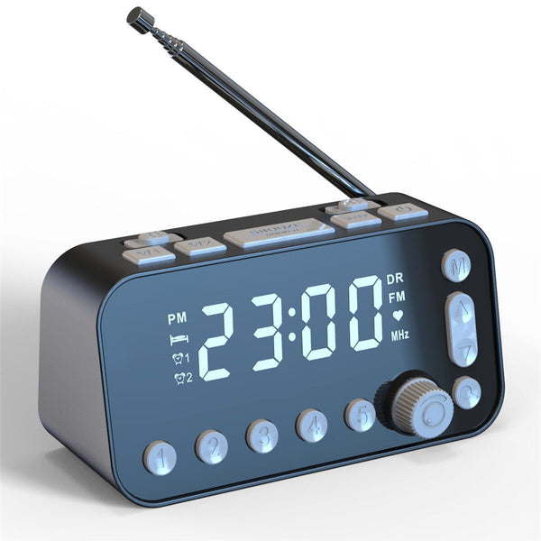 Digital DAB+FM LED Sleep Bedside Clocks Alarm Clock Home Decor Radio Clock