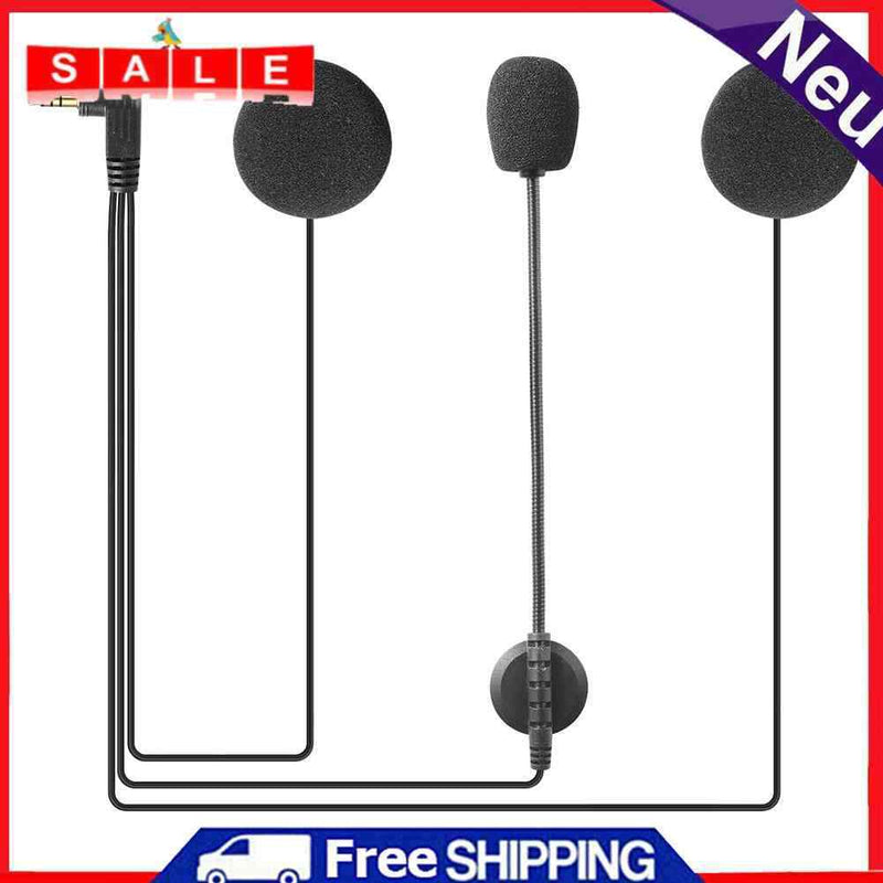 Motorcycle Helmet Bluetooth-Compatible Intercom Headsets Replacement for V4 V6