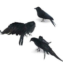 Simulation Animal Decorative Props Black Simulation Crow Feather Crow Halloween
