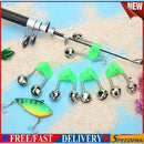 5pcs Fishing Bells Sea Carp Pike Night Fishing Rod Bite Alarm Tip Twin Bell