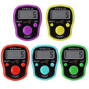 0-99999 LCD Finger Counter LED Luminous Electronic Tally Counter (Green)