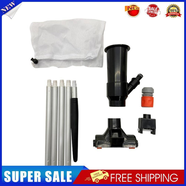 Swimming Pool Vacuum Head with Net Bag Pole Fountains Brush Cleaner (EU)