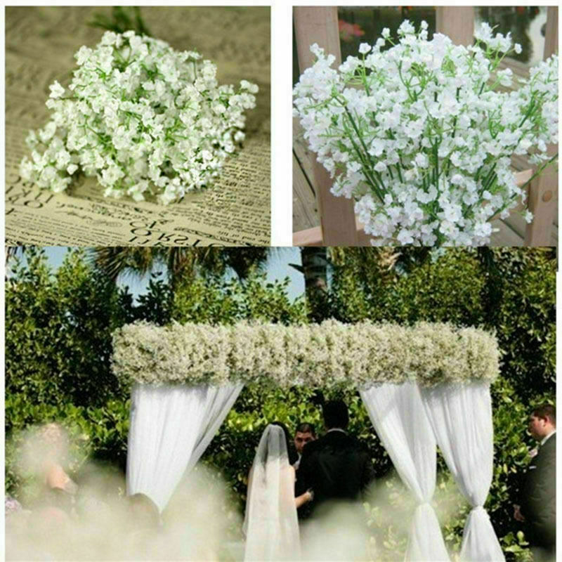 Artificial Baby's Breath Gypsophila Silk Flowers Bouquet AU W5U3 H2B 7Y9I S7J4
