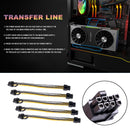 6 Pin to 8 (6+2) Pin PCIE Adapter GPU Splitter Hub Power Cable (10pcs)