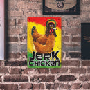 JERK Chicken Retro Metal Plate Tin Sign Poster Plate Wall Decor Accessories