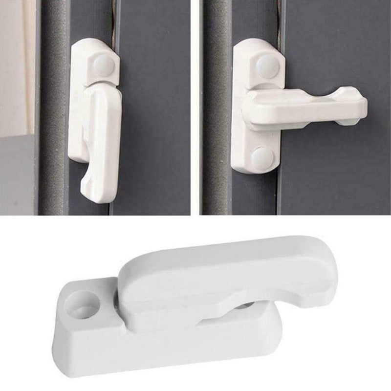 Door Sash Jammer Safety Restrictor Latch Tool Locking Window Security Locks L4O9