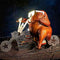 Motorcycle Chicken Grill Stainless Steel BBQ Stand Chicken Turkey Roasting Rack