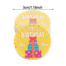 Kraft Paper Happy Birthday Labels Hang Tags Wrapping Supplies Gift Wrapping