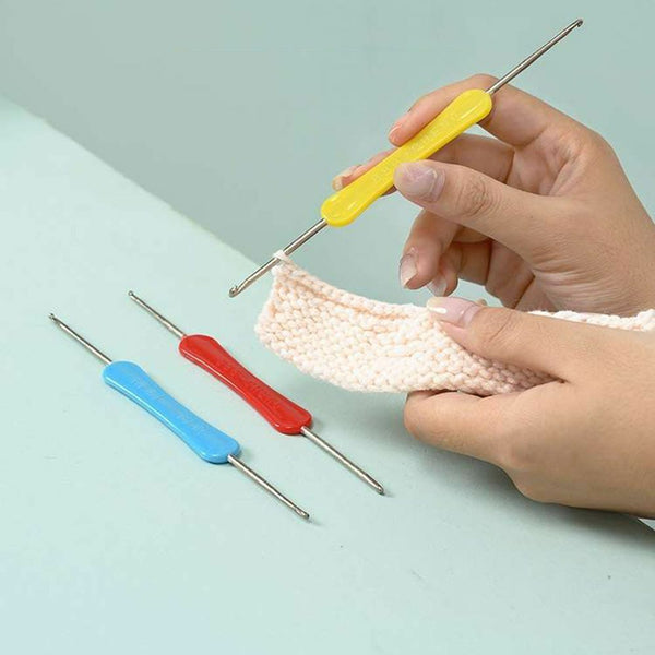 Weave knitwear Sweater Double-headed Crochet Set 10 Pieces Sewing Needles