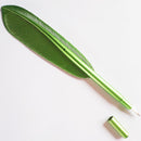 5D Diamond Painting Point Drill Pen Feather Shape DIY Craft Picker Tools (Green)