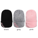 Snow Warm Hats Feather Embroidery Hats Knitted Cap Women's Cotton Beanies