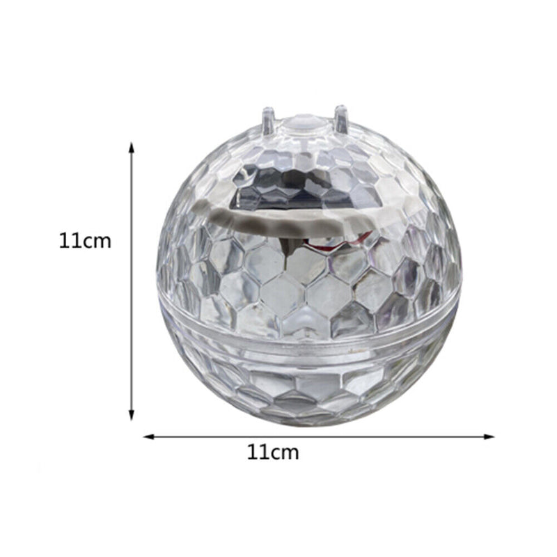 Solar Water Floating Light Magic Ball Waterproof Pool Garden Decor (Warm)