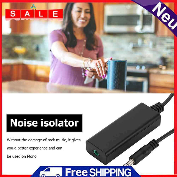 Noise Cancelling Reducer Filter Plug And Play for Car Audio Home Stereo System