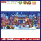 Snowy Village Night Oil Paint By Numbers Kits Canvas Picture DIY Wall Art C