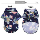 Medium and Large Dogs Breathable Beach Dog Shirts Hawaiian Pet Shirts Summer