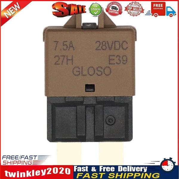 DC32V Manual Reset ATC Circuit Breaker Blade Fuse for Car Boat(7.5A Grey) Newly