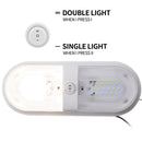 10-24V 48 LED RV Ceiling Light with Rocker Switch for Camper Yacht Boat Newly