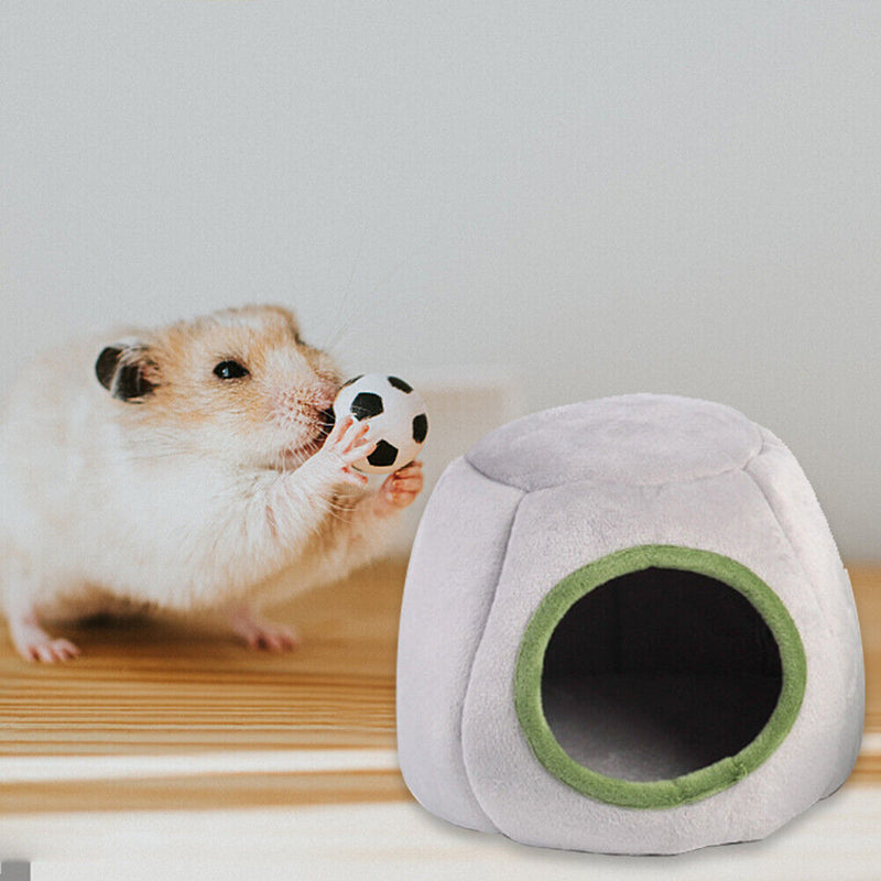 Pet Hamster Bed House Small Animal Nest Winter Warm Cage for Guinea Pig Hedgehog