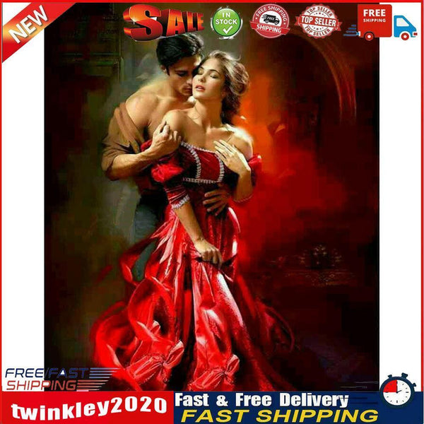 5D DIY Full Drill Diamond Painting Dancing Lovers Cross Stitch Embroidery Newly