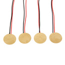 12pc 27mm Piezos With Leads - Cigar Box Guitar Pickups  Drum Triggers Newly