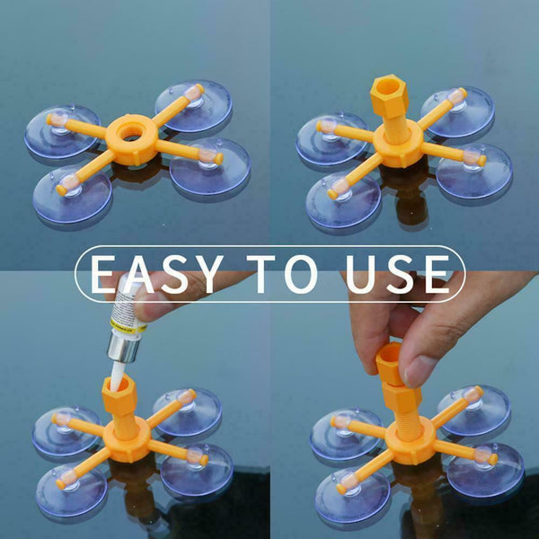 Windscreen Windshield Repair Tool Set Car Kit Wind Fix Glass For Chip Crack X2U1