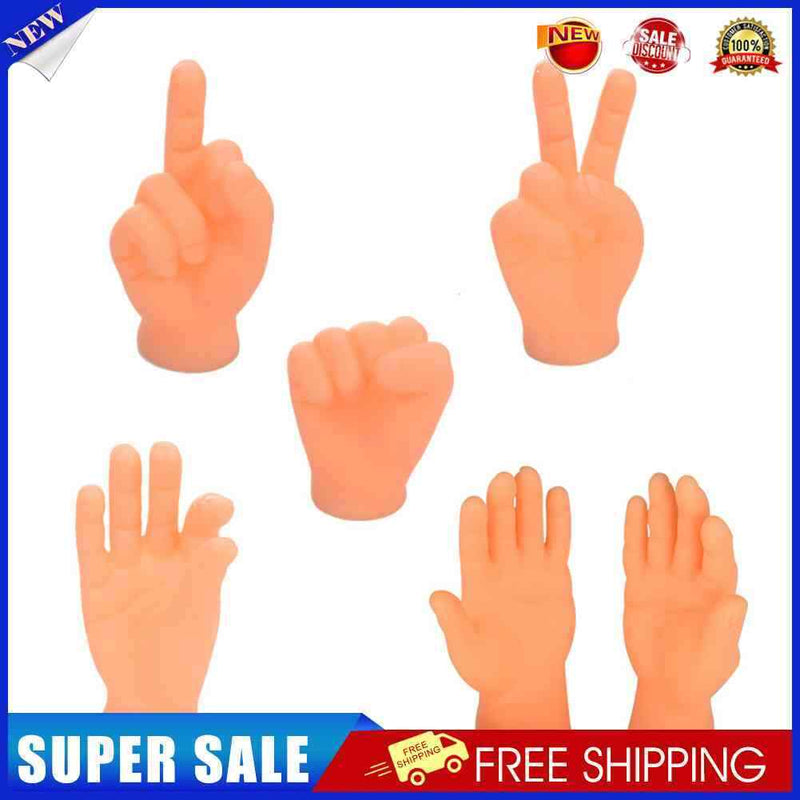 Funny Creative Mini Finger Hands Cat Massage Interactive Kitten Pet Play To
