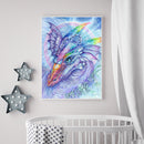 5D DIY Full Drill Diamond Painting Dragon Cross Stitch Mosaic Craft Kit Wall Art